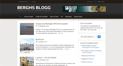 Desktop Screenshot of bergsblogg.se